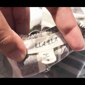 Illa Illa cross-strapped stripe tank top